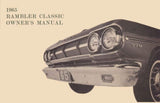 Owner's Manual, Factory Authorized Reproduction, 1965 Rambler Classic