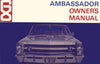 Owner's Manual, Factory Authorized Reproduction, 1968 AMC Ambassador - AMC Lives