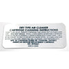 Air Cleaner Service Decal,  V-8, 8992661, 1972 AMC - AMC Lives