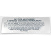 Air Cleaner Service Decal, V-8, (01-40) 8992873, 1971 AMC - AMC Lives