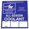 Cooling System Warning Decal, All-Season's 5566, 1960-75 AMC, Rambler - AMC Lives