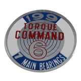 Valve Cover Decal, 199 Torque Command 6, 1967-70 AMC, Jeep