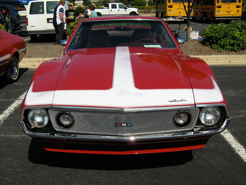Decal and Stripe Kit, Factory Authorized Reproduction, Solid Hood T-Stripe, 1971-74 AMC Javelin AMX (4 Color Choices) - AMC Lives