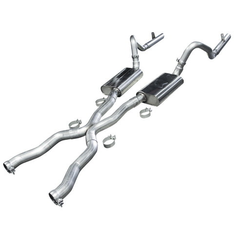 Full Exhaust System For American Racing Headers Only, 3", Stainless, American Racing Headers, 1968-70 AMC AMX - AMC Lives