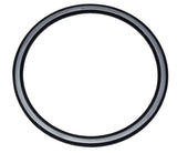 Quarter Panel Emblem Circle, Each, Black & Silver, 1968-69 AMC AMX (2 Required)