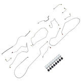 Brake Line Master Kit, Power Front Disc, 9-Piece Kit with Clips, 1968-1969 AMC AMX Only (OE Steel or Stainless) - Drop ships in approx. 2-4 weeks