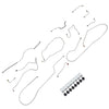 Brake Line Master Kit, Power Front Disc, 9-Piece Kit with Clips, 1968-1969 AMC AMX Only (OE Steel or Stainless) - Drop ships in approx. 2-4 weeks - American Performance Products, Co. 