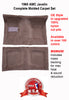 Carpet Set, OE Correct Molded w/Mass Backing Upgrade, 1968 AMC Javelin (Choose Colors) - Drop ships in approx. 2-3 weeks