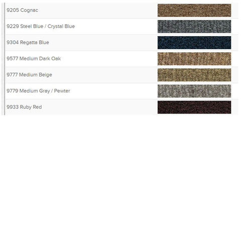 Carpet Set, OE Correct Molded w/Mass Backing Upgrade, 1971-74 AMC Javelin (Choose Colors)