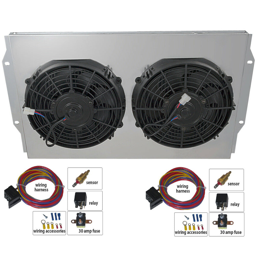 Cooling Fan Master Kit, Dual Electric, For OE style Brass Copper & OE ...