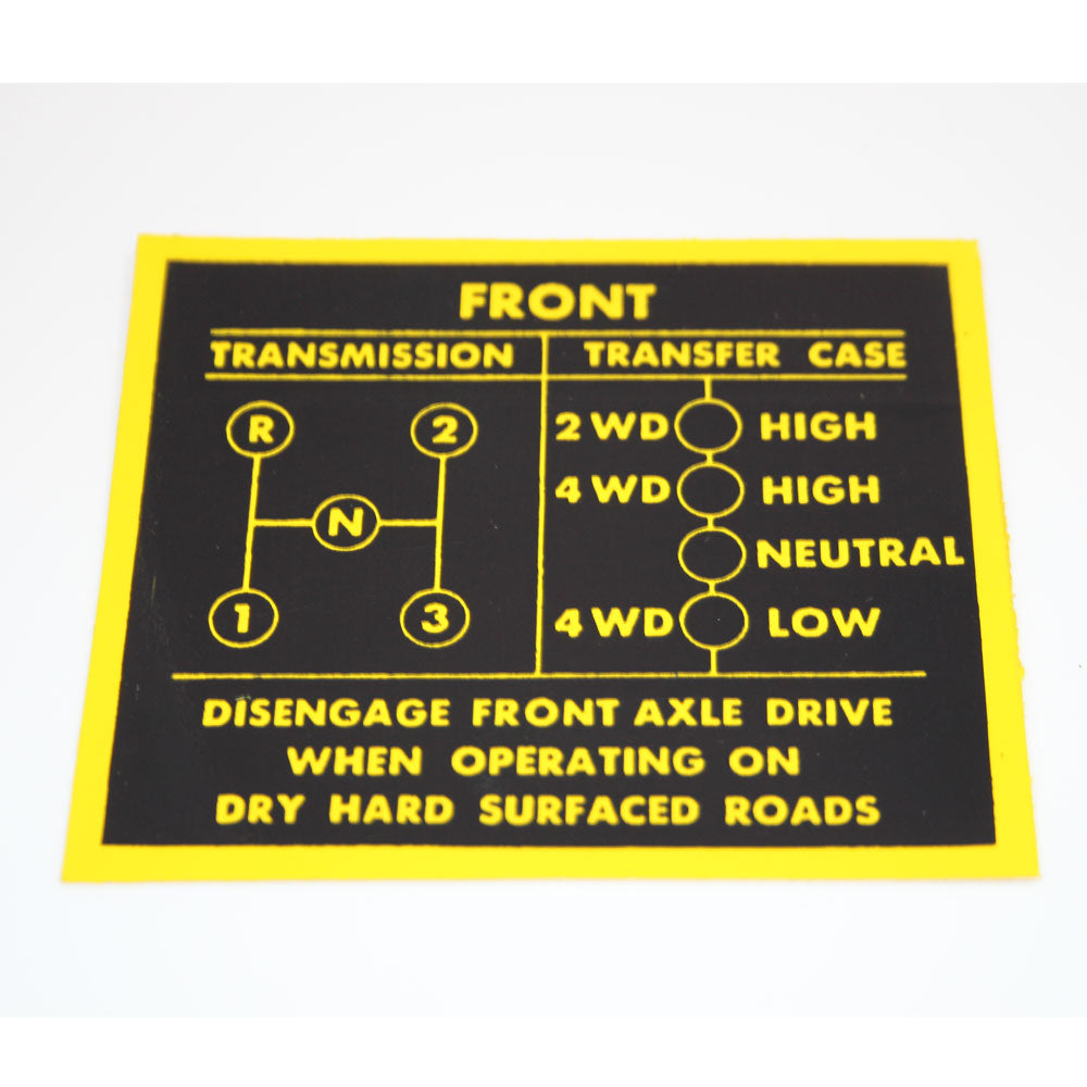 Decal and Stripe Kit, Factory Authorized Reproduction, 3-Speed Shift P ...