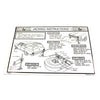 Jack Instructions Decal, 1968-69 American - AMC Lives