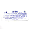Air Cleaner Service Decal, V8 4V, 1968-70 AMC - AMC Lives