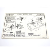 Jack Instructions Decal, Full Size Tire, 1970 Ambassador, Rebel (Except Wagon)