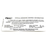 Emission Decal, 401 V-8 Manual Transmission, 1971 AMC - AMC Lives
