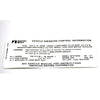 Emission Decal, 232 6 Cylinder Manual Transmission, Except California, 1971 AMC - AMC Lives