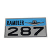Valve Cover Decal, 1965 Rambler 287 V8 - AMC Lives