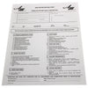 New Car Pre-Delivery Sheet, F-1942, 1965-68 AMC - AMC Lives