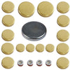 Brass & Galvanized Steel Freeze Expansion Plug Kit, 21-Piece Kit, 1966-91 AMC & Jeep V8 - American Performance Products, Co. 
