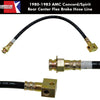 Drum Brake Hose, Rear, 1980-83 Concord, Spirit - AMC Lives