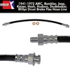 Drum Brake Hose, Front or Rear, 1941-1972 AMC, Rambler, Jeep, Kaiser, Nash, Hudson, Studebaker, Willys - AMC Lives