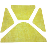 Hood Insulation Pad, Yellow, 1961 AMC Ambassador