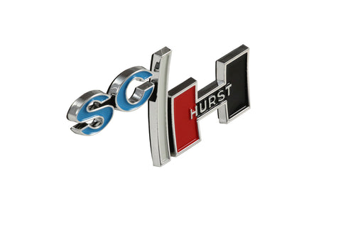 Taillight Panel Emblem, Curved, 1969 AMC Hurst SC Rambler Scrambler (1 Required) - American Performance Products, Inc.
