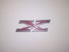 Fender, Hood Emblem, Deck Emblem "X", 2"x1.75", 1971-78 Gremlin X, 1972-76 Hornet X, 1974-75 Matador X, 1975-77 Pacer X - American Performance Products, Co. 