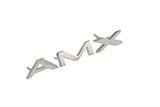 Rear Reflector & Quarter Panel Emblem,  "A-M-X" Letter Set, 1968-70 AMC AMX