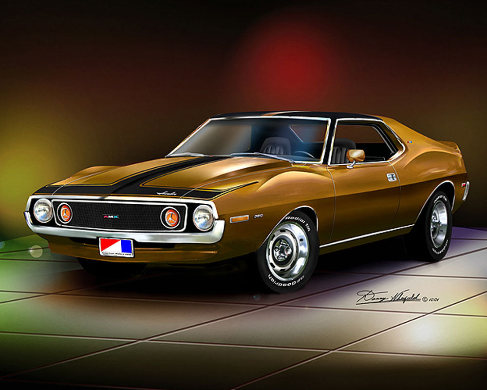 Fine Art Print, 1971-73 AMC Javelin AMX, 16