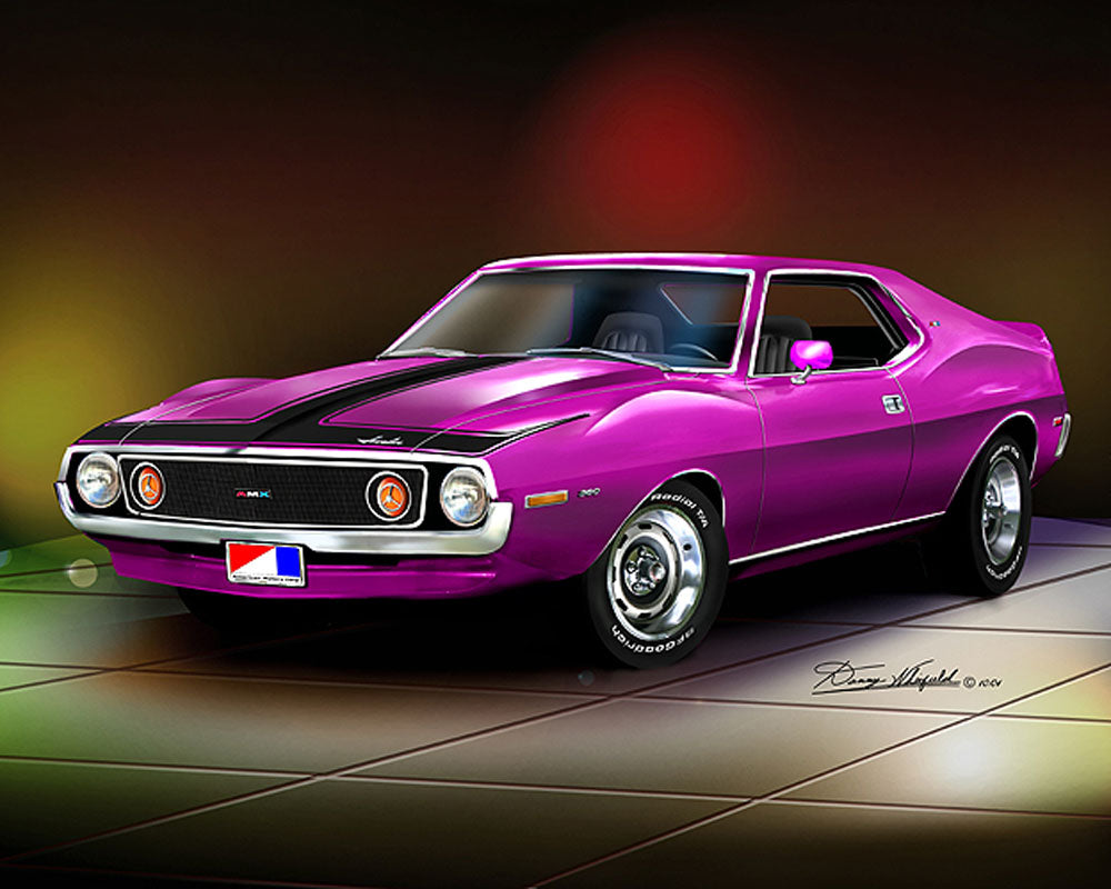 Fine Art Print, 1971-73 AMC Javelin AMX, 16
