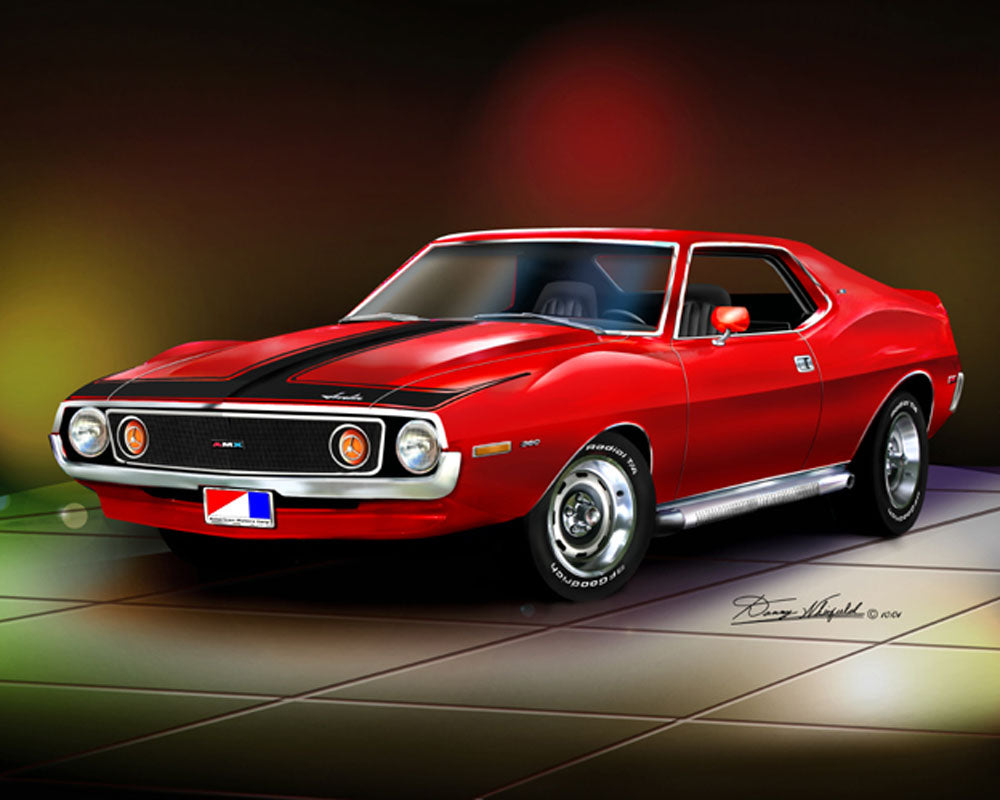 Fine Art Print, 1971-73 AMC Javelin AMX, 16