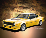 Fine Art Print, 1977 AMC Hornet AMX, 16"x20", By Danny Whitfield (9 Body Colors) - Drop ships in approx. 3-4 weeks