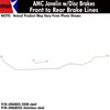 Front To Rear Brake Line, Front Disc, 1968-70 AMC Javelin (OE Steel or Stainless) - AMC Lives