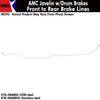 Front To Rear Brake Line, Front Drum, 1968-70 AMC Javelin (OE Steel or Stainless) - AMC Lives