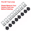 Fuel Line Clip Kit, 3/8", 16-Piece, 1955-88 AMC, Rambler, Eagle