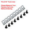 Fuel Line Clip Kit, 5/16", 16-Piece, 1955-88 AMC, Rambler, Eagle - American Performance Products, Co. 