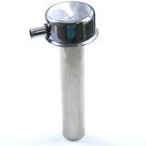 Oil Fill Tube Kit & Breather w/Breather Port, T-304 Polished Stainless Tube & Chrome Breather, 1966-91 AMC, Jeep V-8