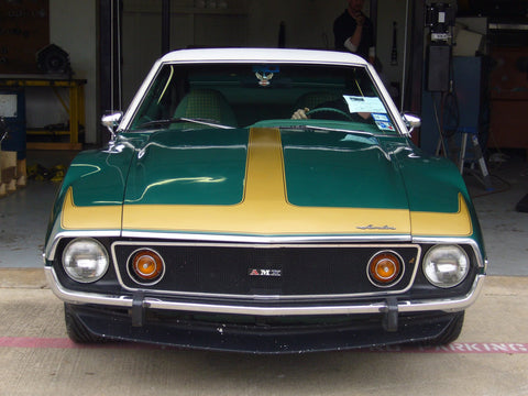 Fiberglass Hood, Bolt-On, Cowl Air Induction, 1971-74 AMC Javelin, Javelin AMX - Ships truck freight in approx. 2-4 weeks, freight charges will be invoiced separately