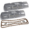 Valve Cover Kit, Gremlin, Finned Polished Aluminum, 1970-78 AMC Gremlin w/V-8 - American Performance Products, Inc.