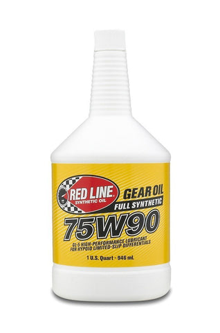 Gear Oil, 75W90, Red Line Synthetic, 1 Quart Bottle (2 Bottles Required) - AMC Lives