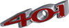 Fender Emblem, "401 V-8", 1971-73 AMC (2 Required) - American Performance Products, Inc.