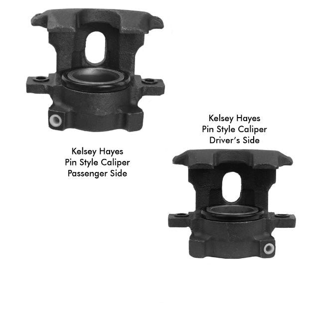 Caliper Set, Front Disc Brake, Kelsey Hayes PinStyle, 197175 AMC (Se